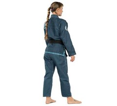 Fuji Submit Everyone Supraito Womens Brazilian Jiu-Jitsu BJJ Gi – Teal Blue