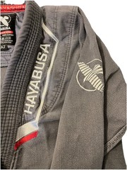 Hayabusa Jiu Jitsu Gi Dark Gray Sz A2 Pearl Weave Chest 44 Length 29 No Belt