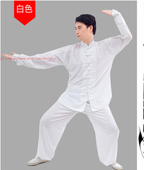 Unisex Cotton Kung Fu Tai Chi Uniform Morning exercise martial arts Clothes Suit