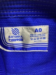 Sanabul Core Competition BJJ Gi for – Blue Silver – Size AO
