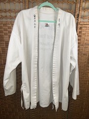 Master Kims Tae Kwon Do Outfit Top And Pants Size 6 M Costume Halloween Dress Up