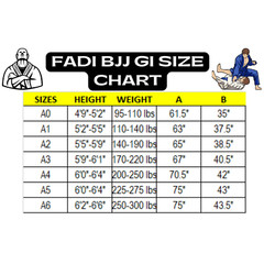 FADI BJJ Gi 450 GSM Pearl Weave Jiu Jitsu Kimono MMA Grappling Uniform