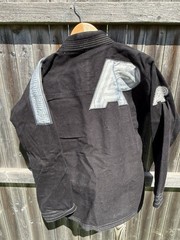 Albino & Preto Uniform Jiu-Jitsu Gi Black/Gray A1F Adult Unisex Jacket & Pants