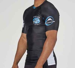 Fuji Bushido the Way Flex Lite MMA BJJ Jiu Jitsu ShortSleeve SS Rash Rashguard