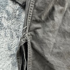 VTG Black Taekwondo Gi Jacket Heavy Canvas Size 0 – 18.5″ PTP, 33.5″ L