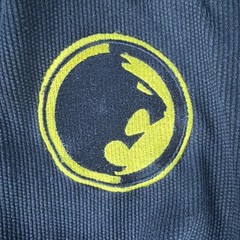 Renzo Gracie Competitor Comp Gear Mens A4 Brazilian Jiu Jitsu Black Fuji Jacket