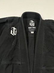 War Tribe Gi Kids Size C3 Black MMA Ju Jitsu Top
