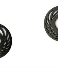 carbon fibre tsuba japanese crane – Japanese samurai blade shinai tsubb accessor