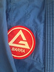 Gracie Barra Wear Jiu Jitsu Blue Ripstop Long Sleeve Kimono Top Youth Size Y6