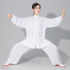 Soft Cotton Martial Arts Wing Chun Clothes Tai Chi Uniform Kung Fu Suit Summer