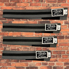 Toro Brand Brazilian Jiu Jitsu Belt / Gray / Black Belts BJJ youth kids grey