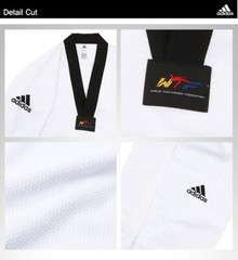 Adidas ADI-FIGHTER Taekwondo Dan Uniform in Size 200 / 210 WTF Dobok ADITF01 TKD