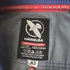 Hayabusa Jiu Jitsu Gi Jacket Kimono Top Adult A3 Blue 350GSM Pearl Weave Cotton