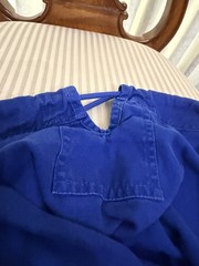 Blue Standard Issue 2.0 Jiu Jitsu Gi pants 20in Across Adjustable Tie Waist