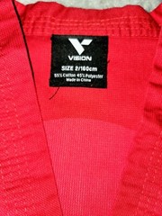 LOT of 2 Vision DXV Taekwondo Uniform Tops Size 2 True Martial Arts W/ Back Logo