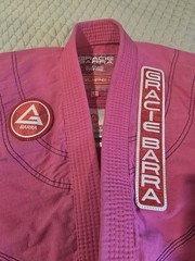 Gracie Barra Equipe Kimono Pants Brazilian Jiu-Jitsu Gi PINK Youth Y2