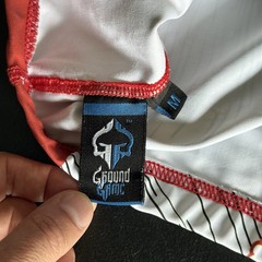 Ground Game Rash Guard Mens M Short Sleeve Jiu Jitsu MMA BJJ Kickboxing Judo