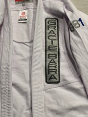 Gracie Barra Equipe GB1 Pro BJJ Gi White A3 Competition Legal Jiu Jitsu Kimono