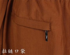China Buddhist Shaolin Monk Robe Full Set Linen Kung Fu Suit Meditation Uniforms