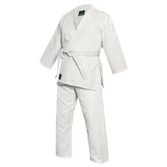 Karate Gi Kids Adults Lightweight White Black Uniform All Size With Free Belt
