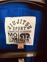 Moya Brand 025 Youth Blue Pants And Top Jiu Jitsu Jujutsu Size K4 EUC!