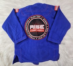 Kid’s Blue Breakpoint Brazilian Ju-Jitsu Gi Muay Thai K1 Rise Combat Sports