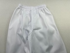 Unisex Karate Gi Wrap Jacket Pants Uniform Martial Arts Size 3 White