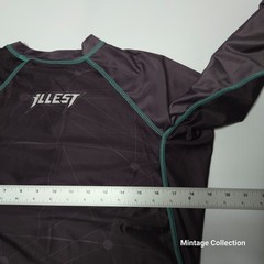 RARE ILLEST WORLWIDE x VOLTRON BRAZILIAN JIU JITSU BJJ MMA RASH GUARD SIZE LARGE