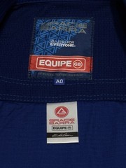 Gracie Barra BJJ Gi Jacket Kimono Top A0 Blue Equipe GB Edition Jiu-Jitsu Cotton
