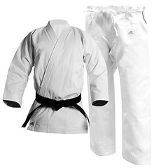 adidas Karate Heavyweight Kata Champion Gi, 14oz American Cut Uniform