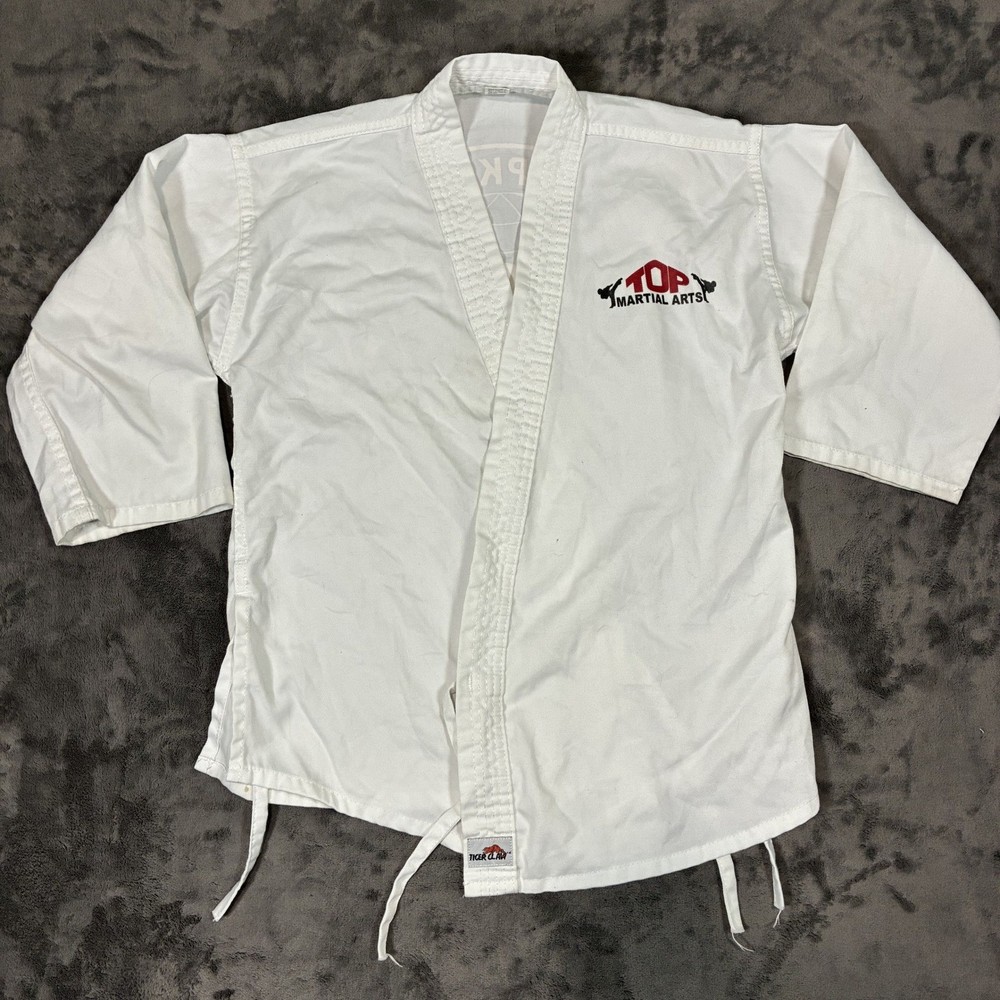 Tiger Claw Hapkido International Martial Arts Top Size 2 White Heavyweight