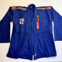 OpenMat Brazilian Jiu Jitsu Pro Gi A5 Blue BJJ Kimono Jacket Adult Heavyweight