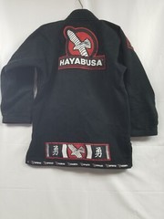 Hayabusa Jiu-Jitsu MMA Gi Size A3 Black Kimono Top Only
