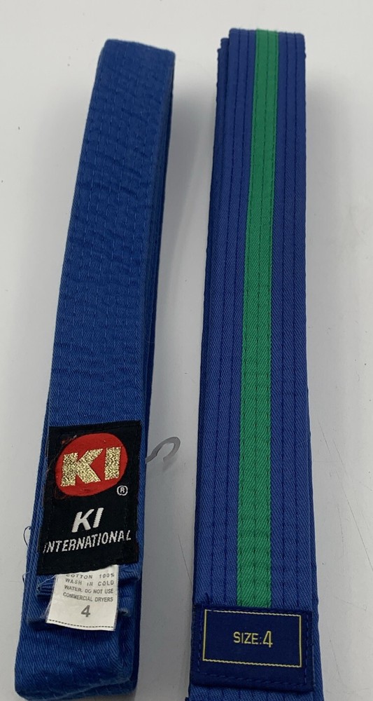 Gi Belts Blue Obi Karate Tae Kwondo Jiu Jitsu Kartial Arts