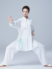 Tai Chi Clothes Wushu Kung Fu Dress Martial Art Uniform Painting Breathable