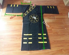 New Wudang Taoist Robe Wushu Kung Fu Tai Chi Morning exercise Uniform with Hat