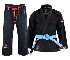 BJJ Gi Brazilian Jiu Jitsu Kids & Juniors Black White Blue Uniform UK