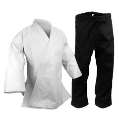 Heavyweight Cotton Karate Uniform Martial Arts heavy Gi 12 oz 14 oz White Black