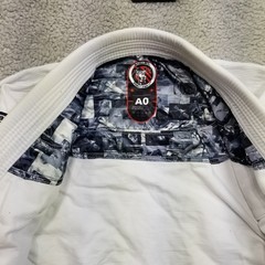 Jiu jitsu Gi Sanabul NASA A0 RARE White Space MMA TOP ONLY SEE DESC