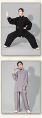 Soft Cotton Martial Arts Wing Chun Clothes Tai Chi Uniform Kung Fu Suit Summer