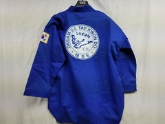 TAE KWON DO MARTIAL ARTS Supply UNIFORM SHIRT Blue size 4 180c