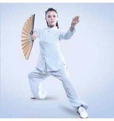 Tai Chi Clothing Linen Cotton Breathable Martial Arts Performance Clothes