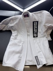 Lansang Breakpoint Kids Unisex BJJ Gi Set A-0 White Jacket & Pants