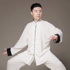 Unisex wing chun kung fu tai chi uniform traditional Chinese clothing