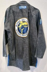 Rickson Gracie Team Flow Kimonos 100% Hemp Pro Gi Gray Kama Jiu-Jitsu Size A3
