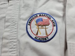 Judo Gi White American Martial Arts Goju Shin-Ryu Jacket Only Kid Size 00