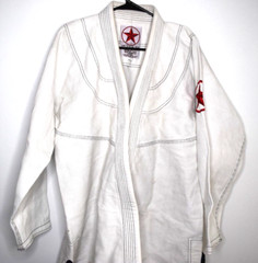 Lone Star Jiu Jitsu Premium Kimonos Size A-2 Top & Bottom with No Belt White