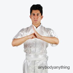 Men Women Kung Fu Tai Chi Uniform Martial Arts Wushu Suit Sleeveless Outfit 4XL