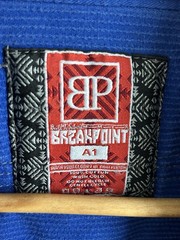 Break Point A1 Blue BJJ Gi Relson Gracie Academy Jiu Jitsu Jacket Kimono MMA