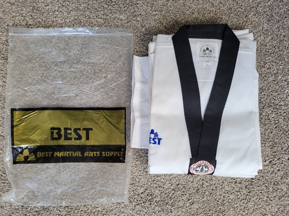 New! BEST SMS ELITE TKD MASTER Uniform – In original packaging (Size 6)